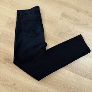 J Brand Straight Leg Jeans Mid Rise Rail Sz 31 Dark Wash Denim